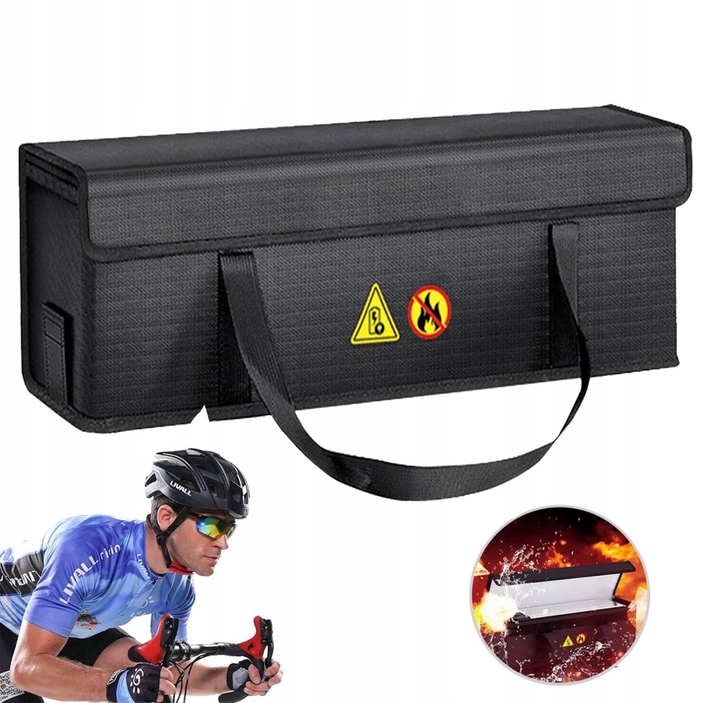 Torba Na Akumulator E-bike Ognioodporna Z Otworem Do Ładowania