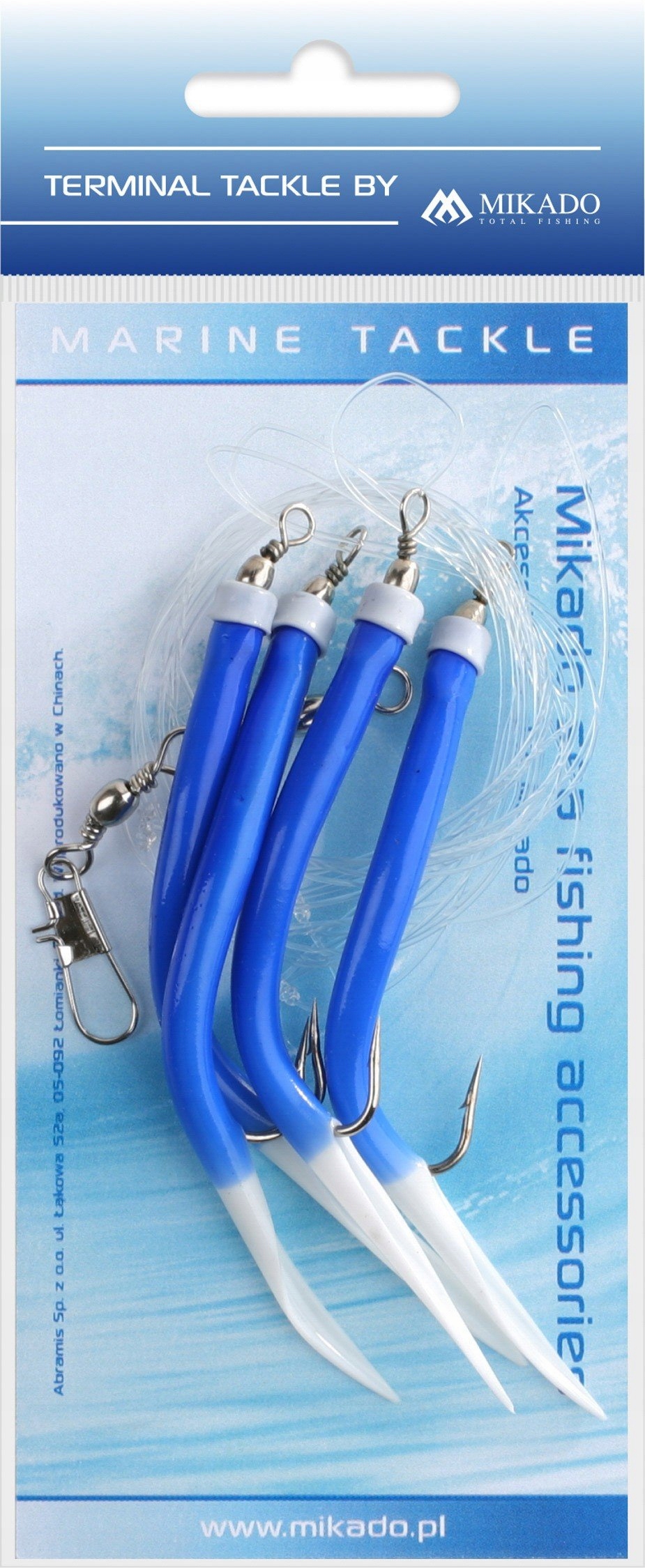 Przywieszki Dorszowe Mikado Gummi Makk Rig Niebieski 4/0