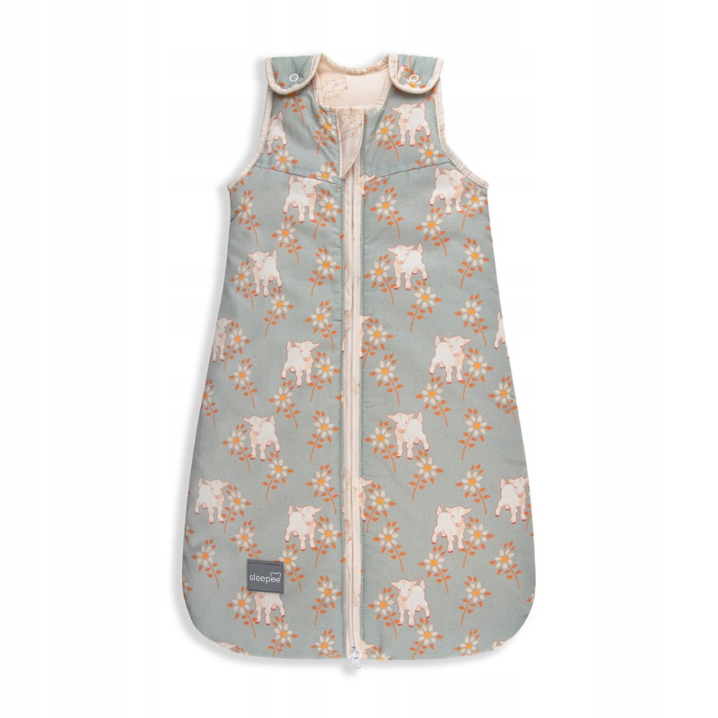 Śpiworek NewBorn Vintage Animals Sky Blue - Sleepee
