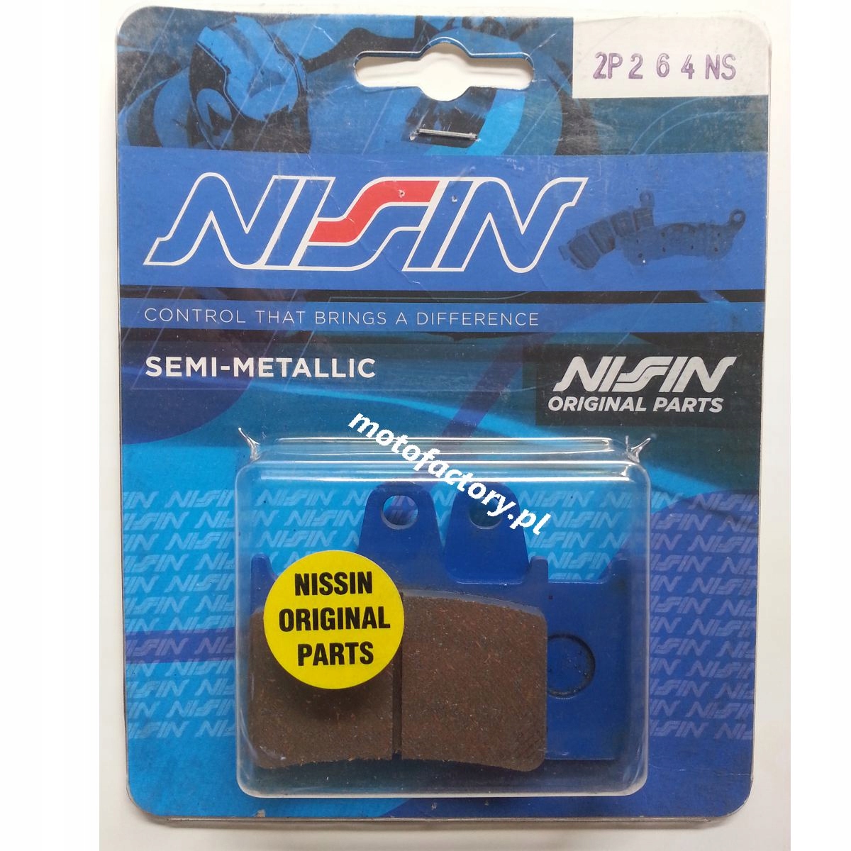 Тормозные колодки NISSIN 2P264NS
