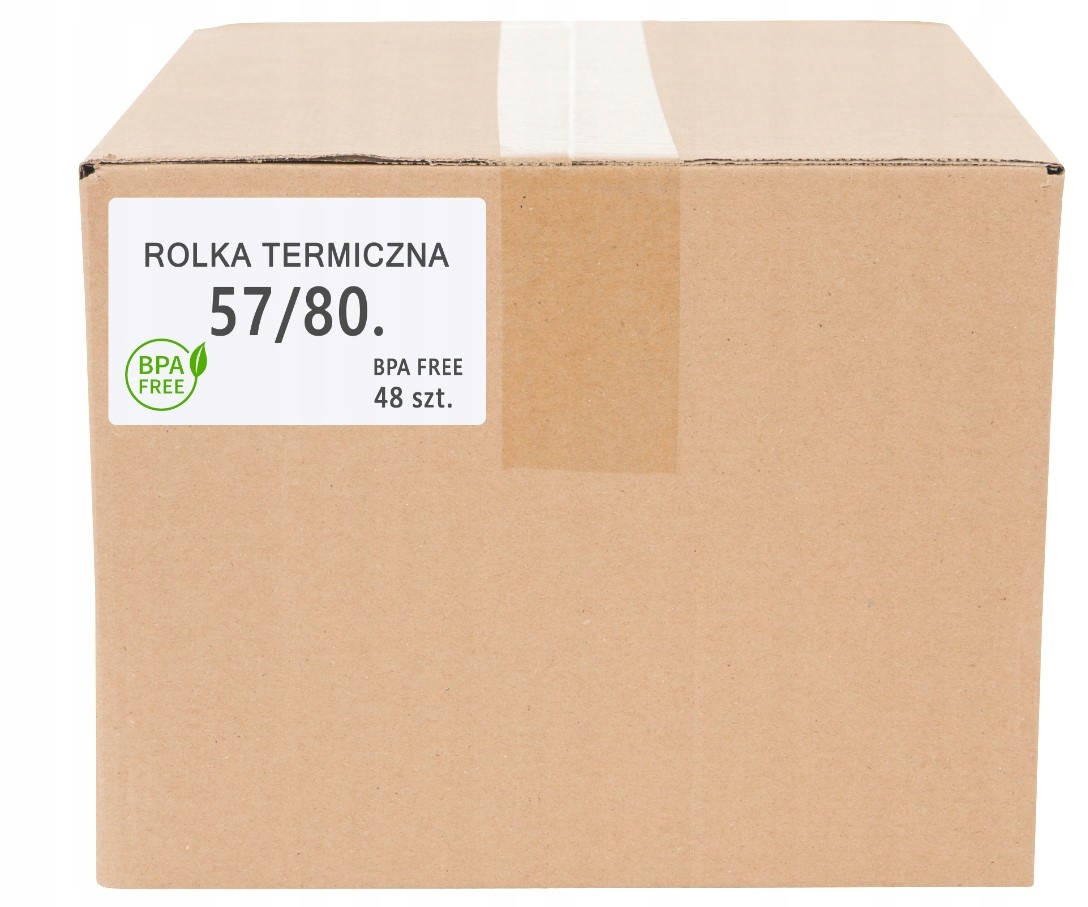 

Rolki termiczne 57x80 Vat (1 Karton 48 Szt.)