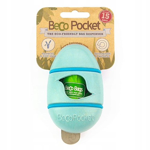 

Beco Pets Pojemnik na worki na kupy psa niebieski