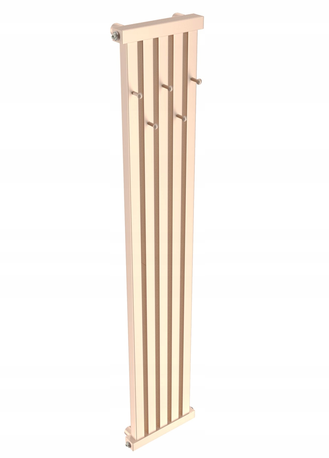 Dekoratívny radiátor s vešiakmi Radiator Hook 140x32 Zlatá Ružová
