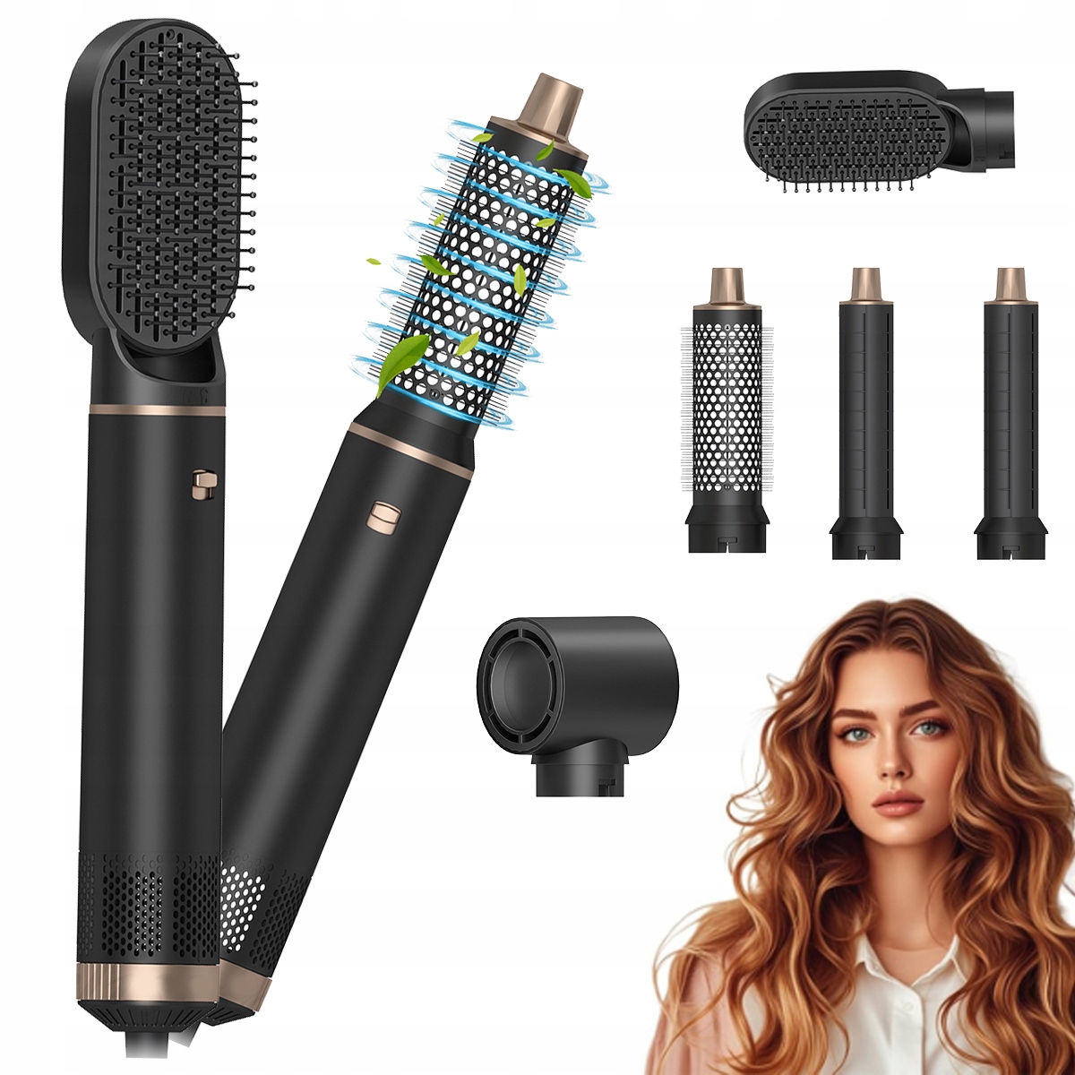 Zestaw do stylizacji włosów 5-w-1 800W