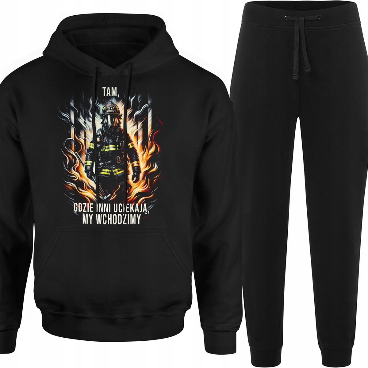 Teplákovka Pánský Komplet Pánské Tepláky Pánská Mikina Hasiči XXL