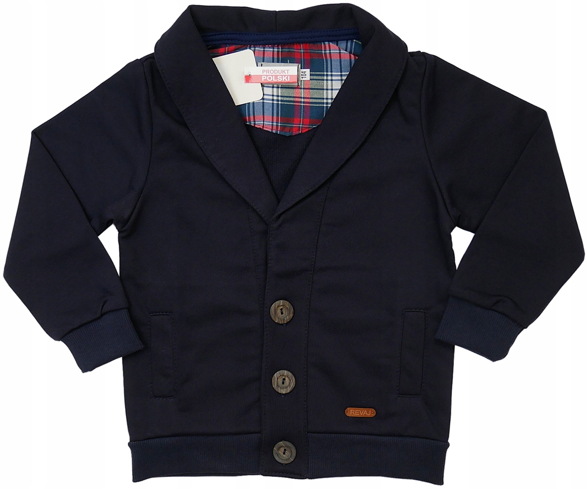 

Marynarka cardigan granat Revaj 128
