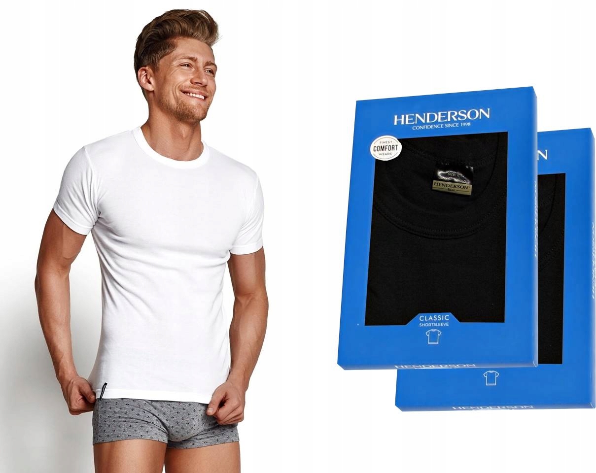 

2 Pak Henderson -1495 Koszulka krótki Rękaw . XXL