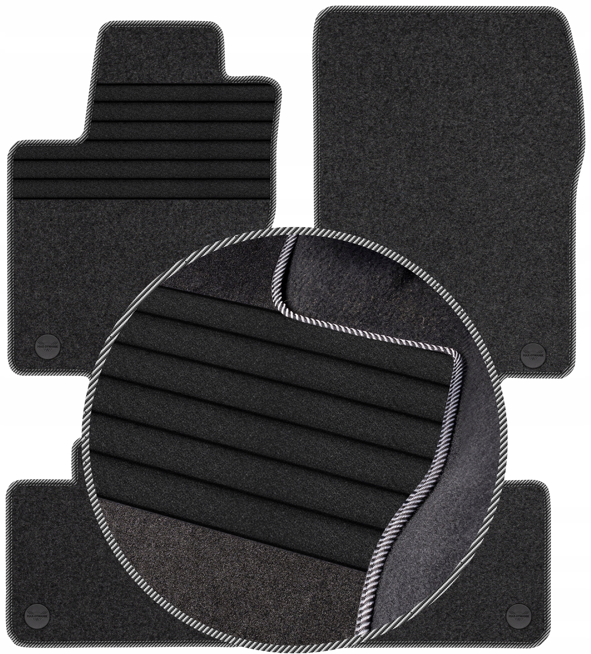 Mercedes ML W166 2011-2015 Velurové stěrače do auta