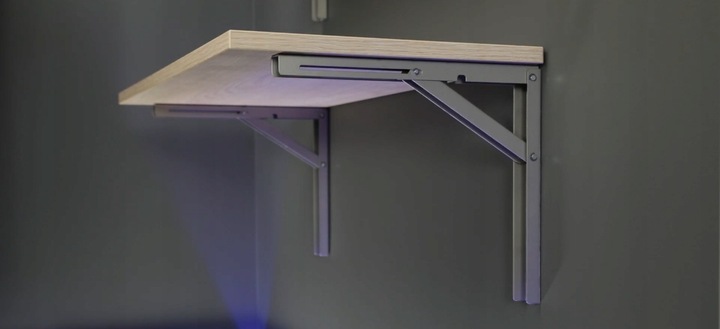 ZESTAW 2x WSPORNIK BLATU PÓŁKI SKŁADANY 100kg Marka inna