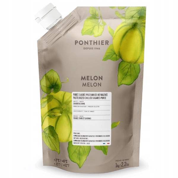 Levně Pyré Melon 1kg Ponthier