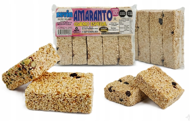 Levně Autentické mexické Amarantové tyčinky (Alegrías) LaProve 400g (5 kusů)