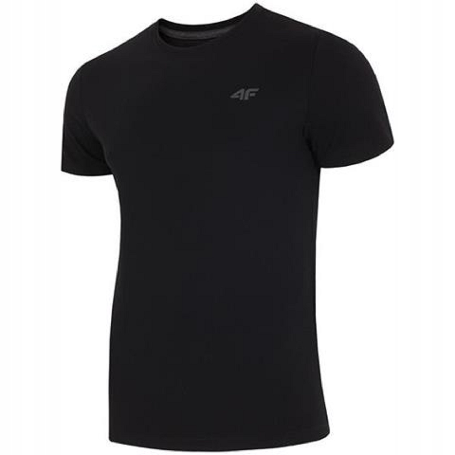 

4F Koszulka Męska T-shirt TSM003 r.M czarna bawełn