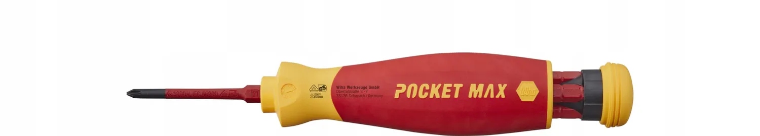 Šroubovák S Zásobníkem Bitů Pocketmax Electric, 4 Bity 45296 Wiha