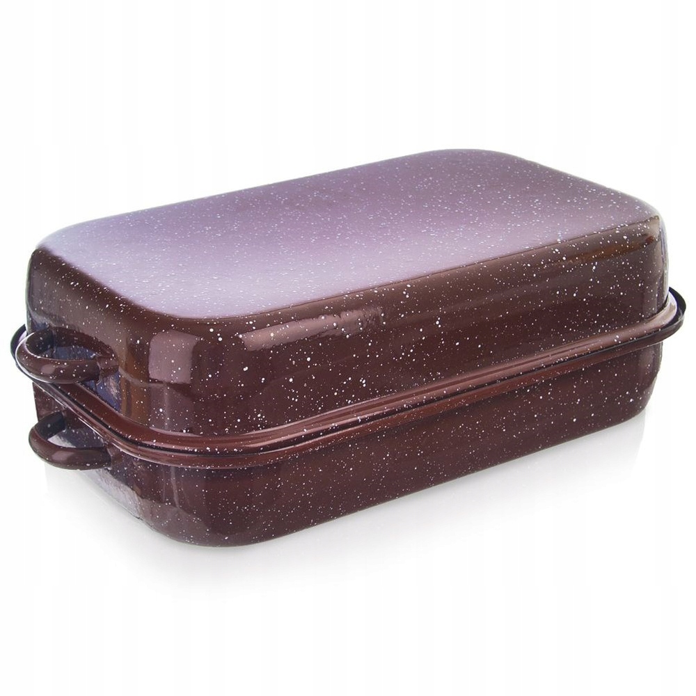 Smaltovaná Panvica S Pokrievkou Na Pečenie, Mäso A Zeleninu, Indukcia