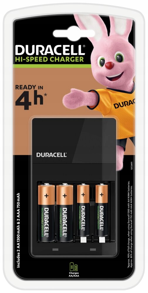 

Ładowarka akumulatorków NiMH Duracell CEF14 2xAA