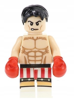 

klocki figurka Rocky Balboa bokser kompatybilne