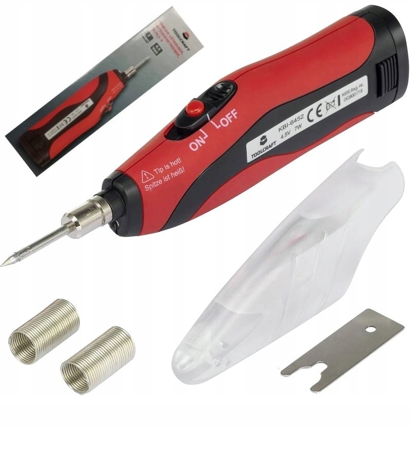 

Lutownica Toolcraft 7W na baterie mini 3x1,5V DC