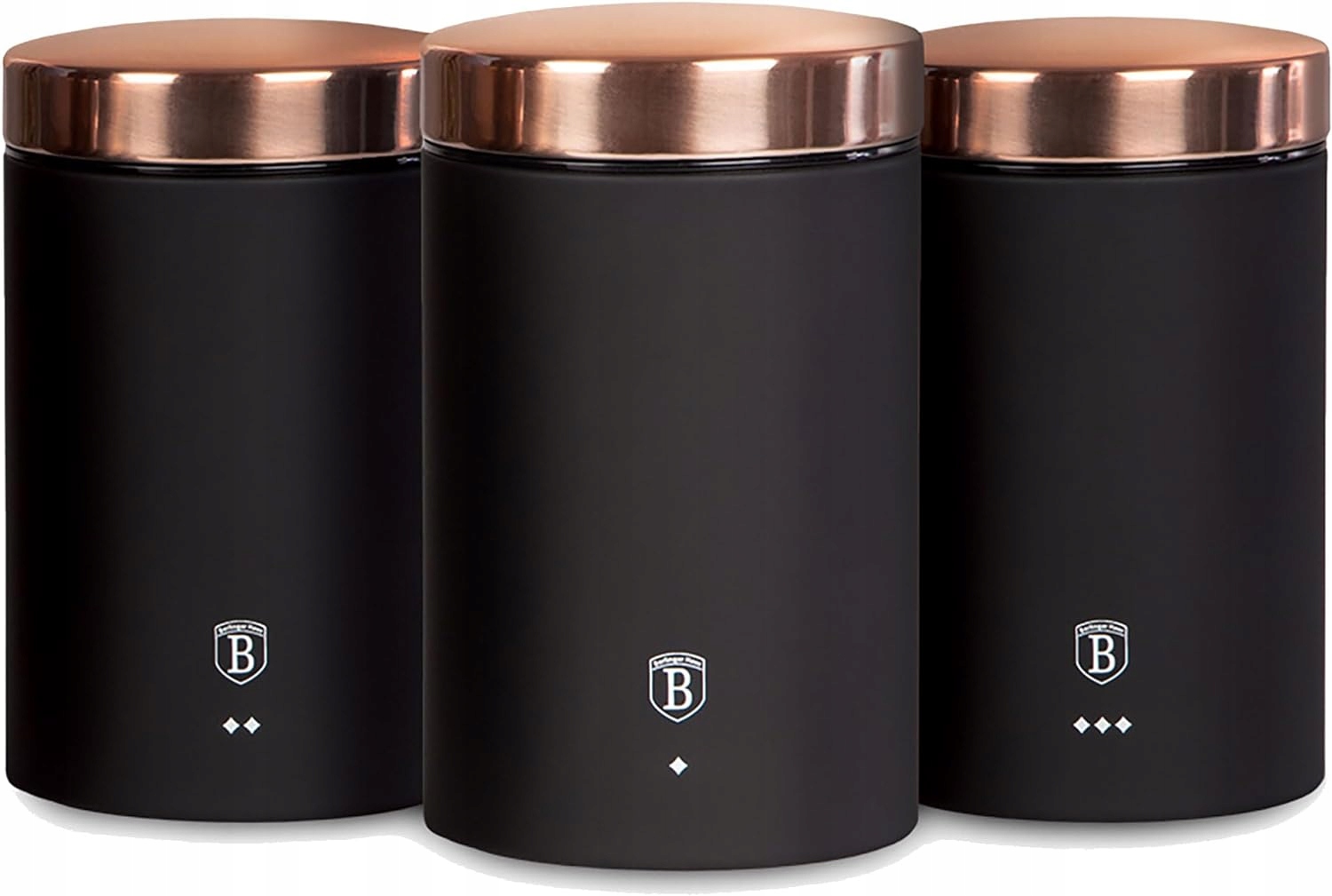 ZESTAW CHLEBAK METALOWY + POJEMNIKI KAWA HERBATA BERLINGER HAUS BLACK ROSE Kod producenta chlebak zestaw pojemniki do pojemniki kawa