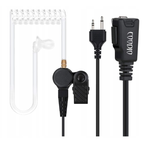 COODIO Zestaw słuchawkowy 2-pin do Walkie-Talkie
