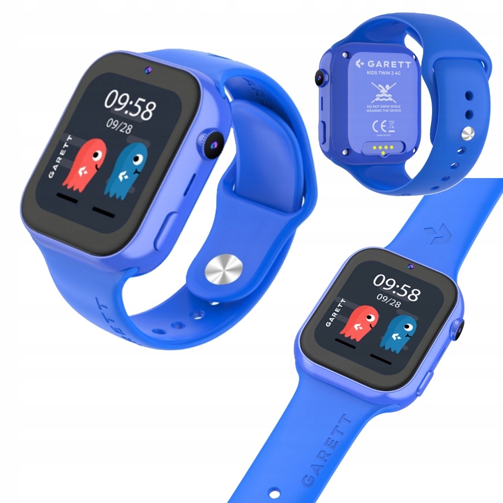Smartwatch Pre Deti Hodinky Garett Kids Twin 2 4G modré
