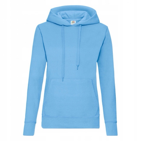 

Bluza damska Hooded Sweat kaptur FruitLoom BłękitM