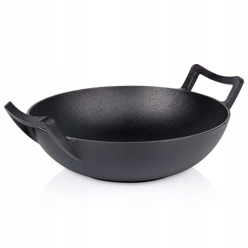 Litinová Wok pánev 32 cm Vilde Cast Line pro indukční troubu
