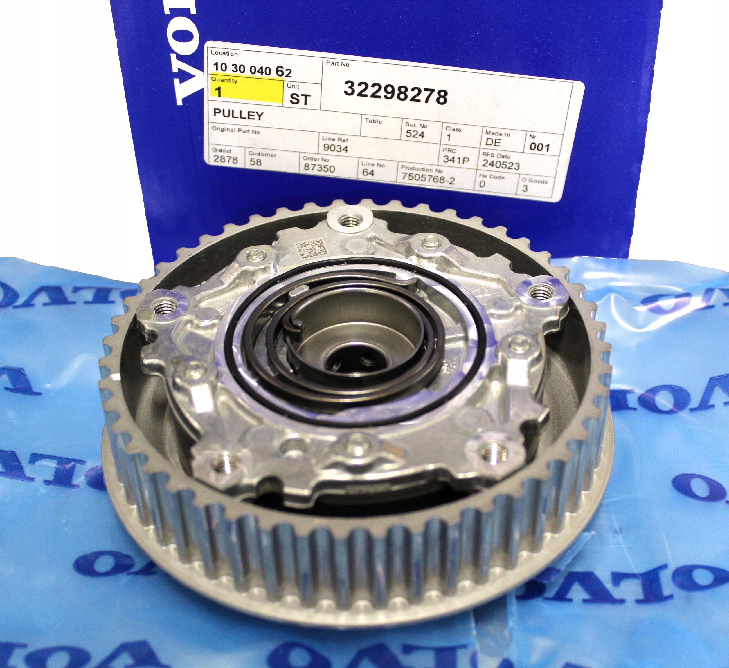 Volvo S60 V60 S90 V90 XC40 XC60 XC90 kolo variabilních rozvodových fází výfuk Oe