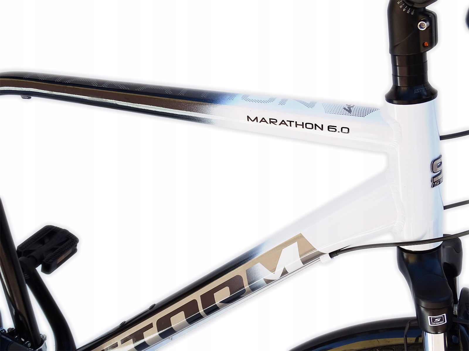 ROWER STORM MARATHON 6.0 MĘSKI RAMA 21' TREKINGOWY CZARNO-BIAŁY Płeć mężczyzna