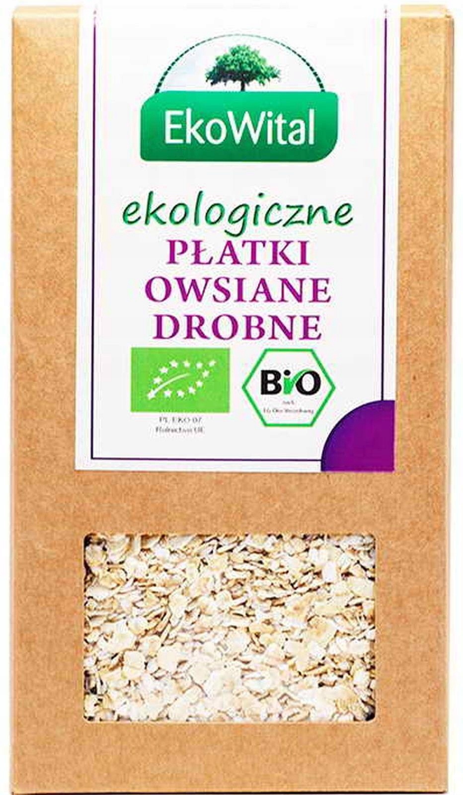 Ekowital Ovesné vločky jemné Bio 350 g