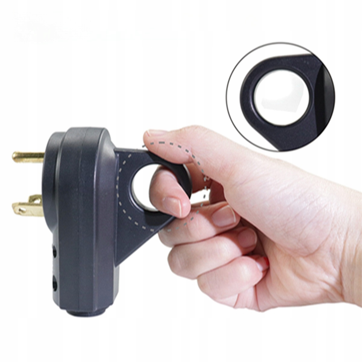 WTYCZKA W STYLU AMERYKAŃSKIM PERŁOWA Kolor dominujący czarny