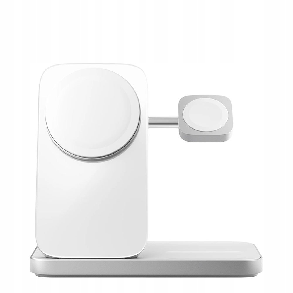 Nomad Stand One Max 3-in-1 Magsafe Charger Silver NM01332985