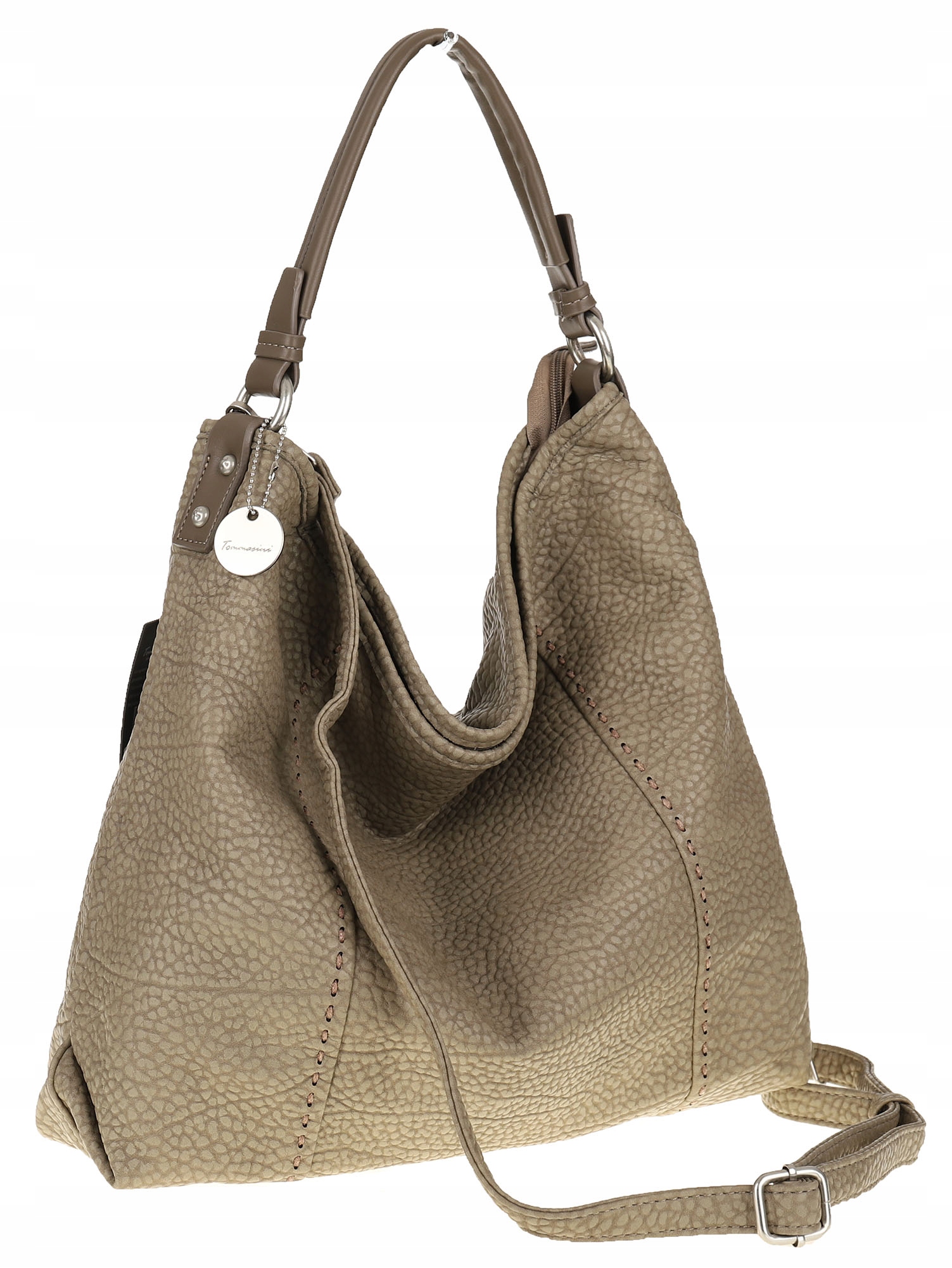 Tommasini Dámská kabelka italské značky Pošťačka Shopper 35101 Béžová