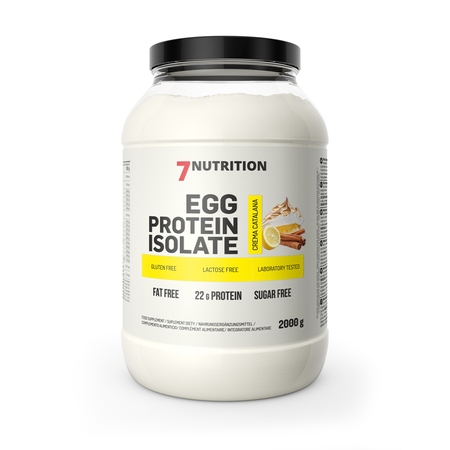 7NUTRITION Egg Protein Isolate 2000 G Proteinový Izolát Čistá Vejce Bez Laktózy