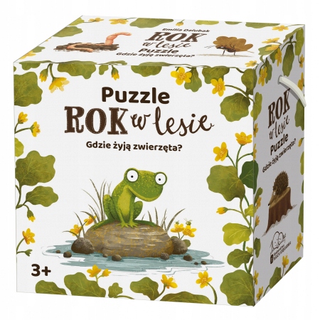 

Puzzle 20 el. Rok w lesie Gdzie żyją zwierzęta