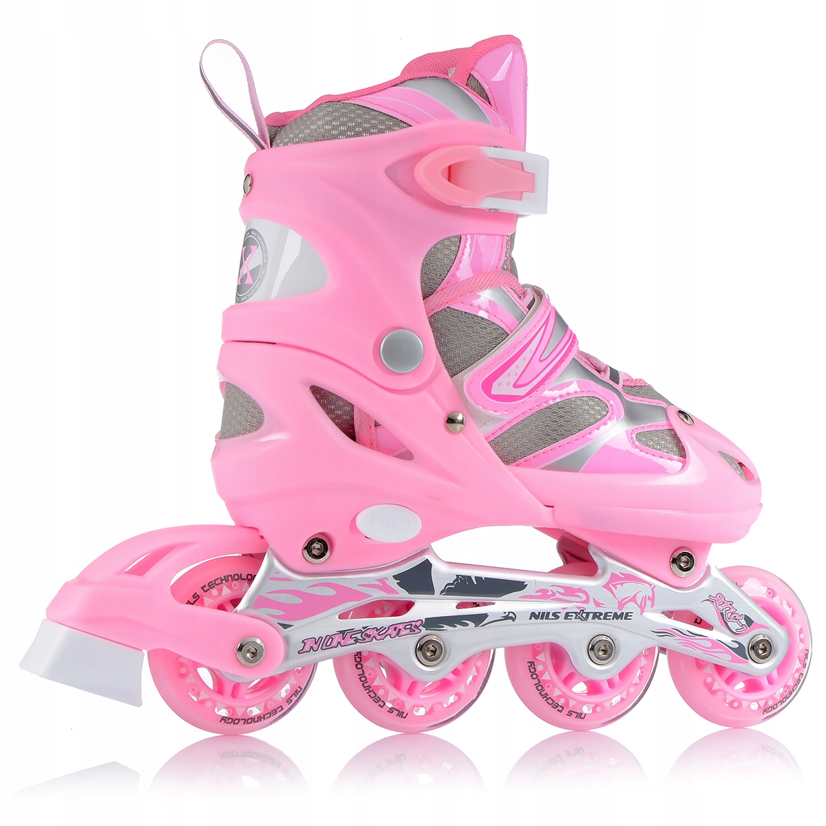 ROLKI DLA MŁODZIEŻY REGULOWANE ŁYŻWOROLKI 39-42 Marka Nils