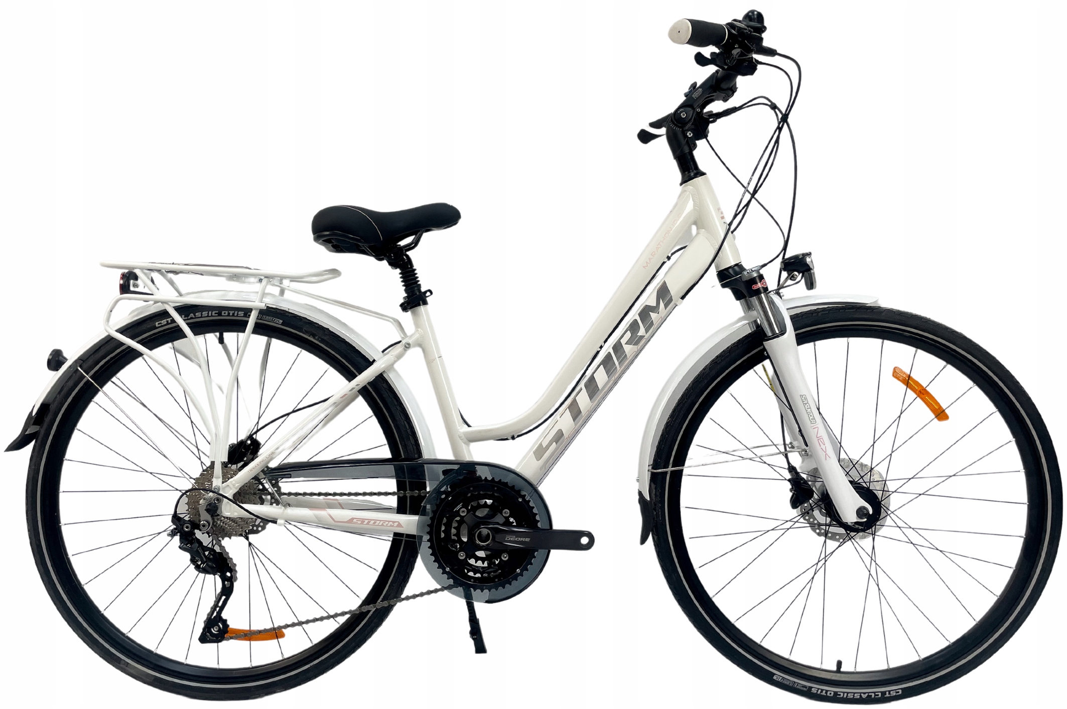 Rower Trekkingowy Storm Marathon 10.0 Lady rama 17 28 perła 2025