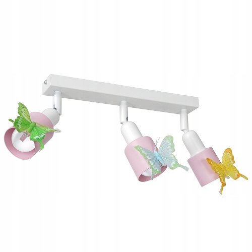 

Elza Pink Motyl Lampa Różowa Motylek 3xE14