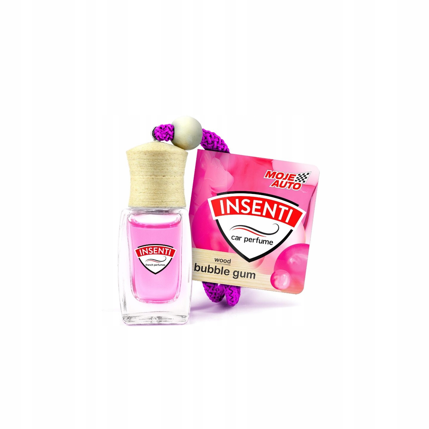 

Zawieszka Zapachowa Moje Auto Insenti Bubble Gum