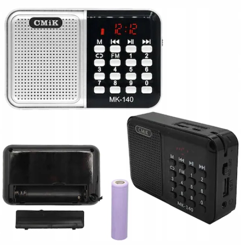 RADIO PRZENOŚNE TURYSTYCZNE AKUMULATOR FM USB SD Marka Greifen