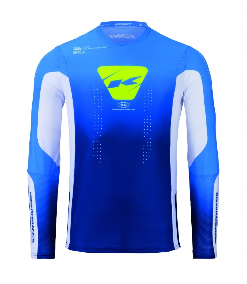 Kenny Racing Tričko Cross/enduro Performance Blue Farba Modrá Veľkosť