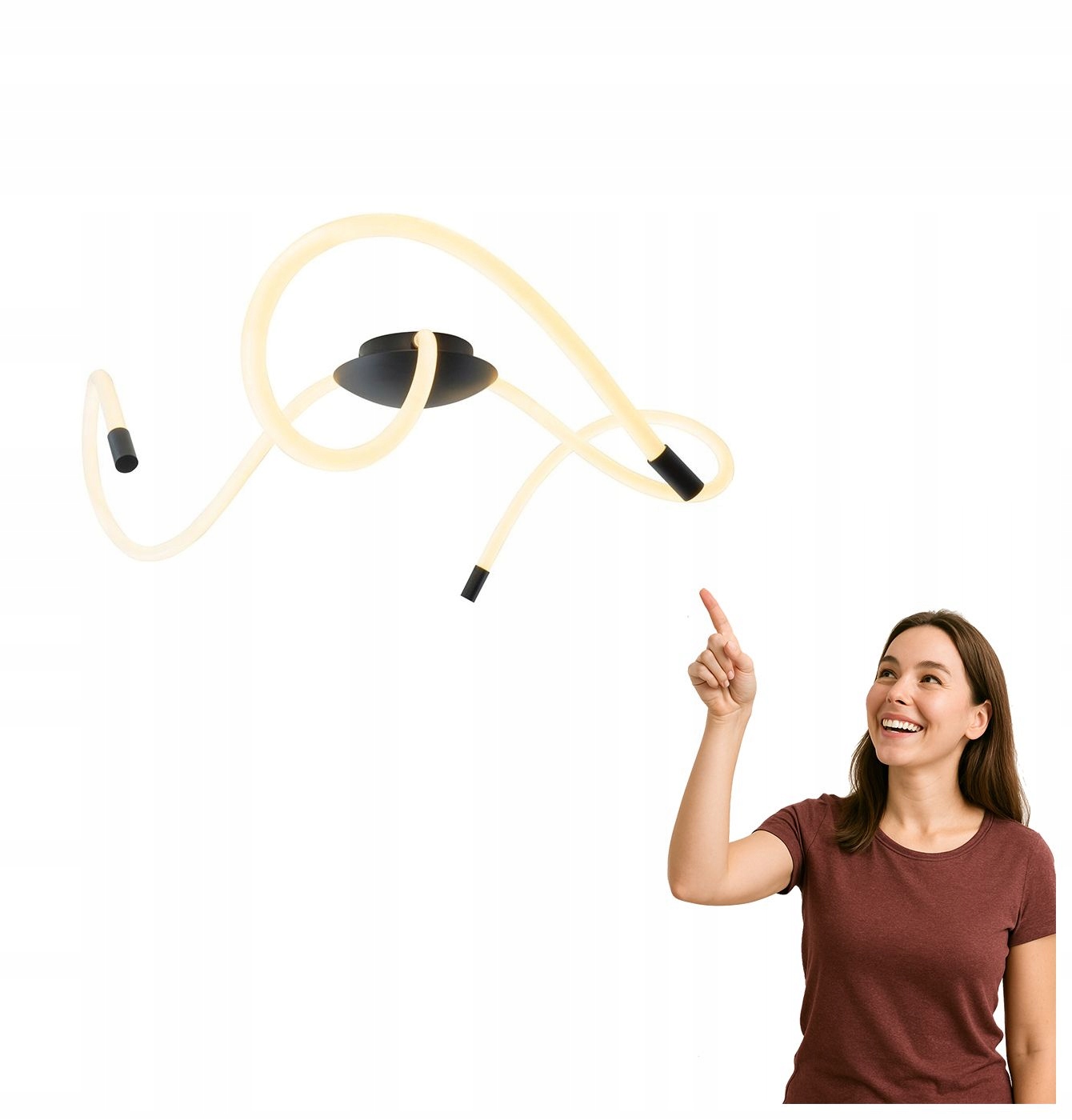 Led stropná lampa 42W Balbo 20008-3X1BK Zuma Line