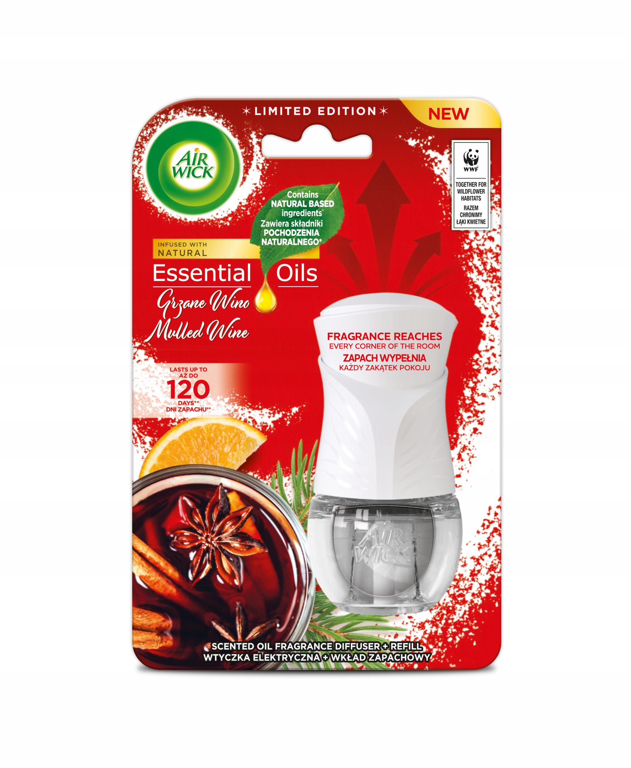 

Air Wick Elektryczny Grzane Wino Komplet 19ml