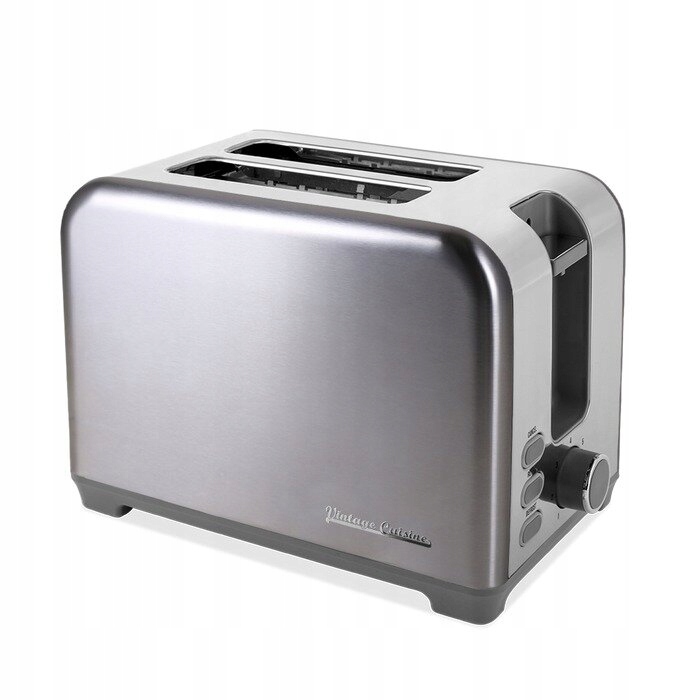 Toustovač Vintage Cuisine 930 W stříbrný/šedý