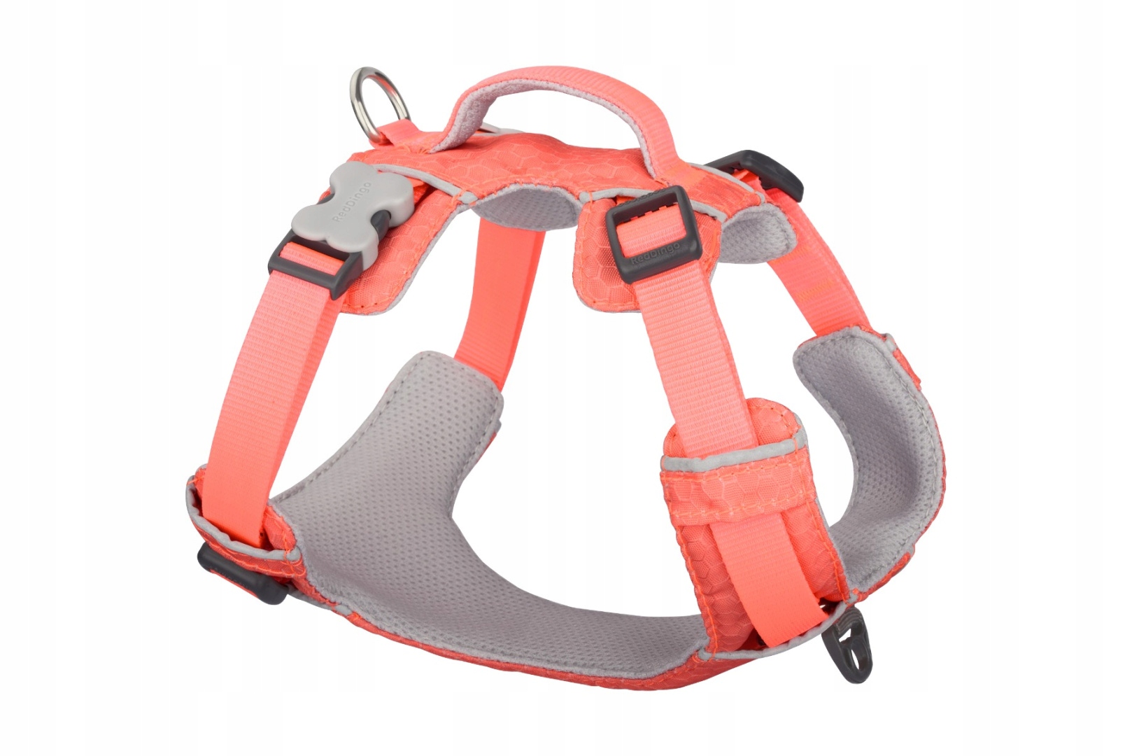 Szelki Red Dingo szelki dla psa typu quard, lekkie, r. S, neon pomarańcz