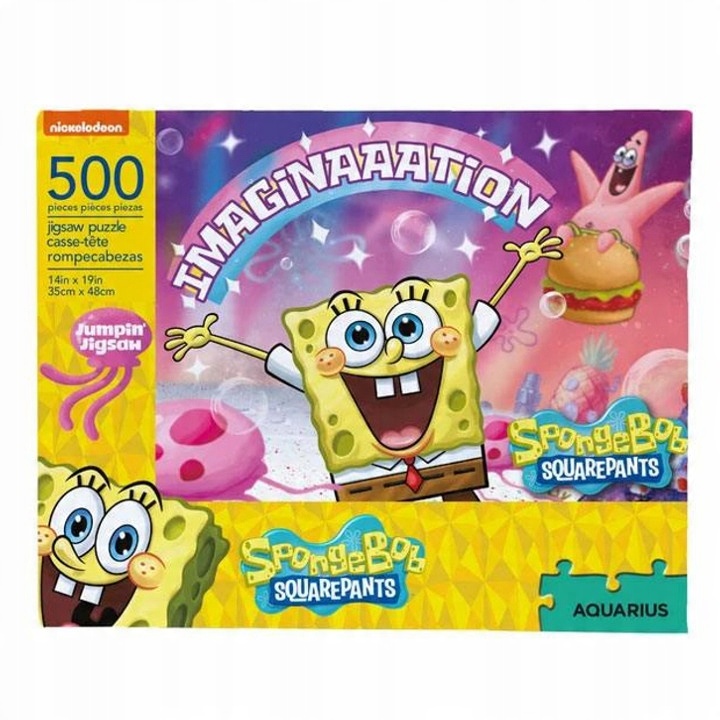 

Kanciastoporty puzzle SpongeBob 500 sztuk