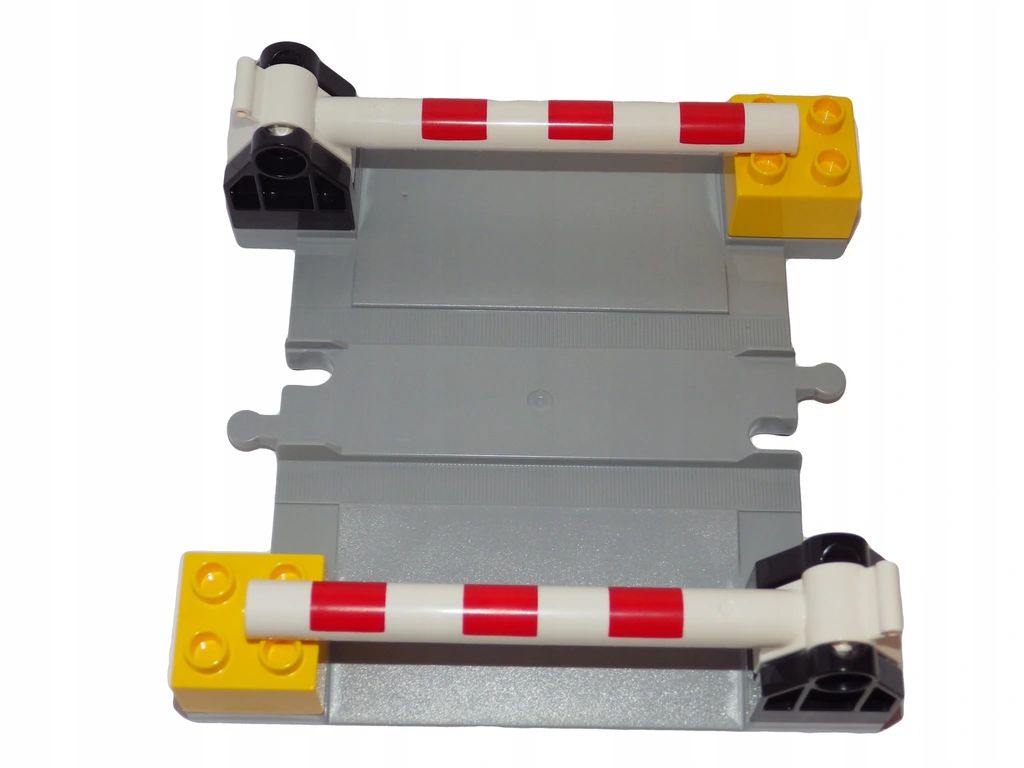 

Ls Nowe Lego Duplo kolejka Przejazd jasny 2szlaban