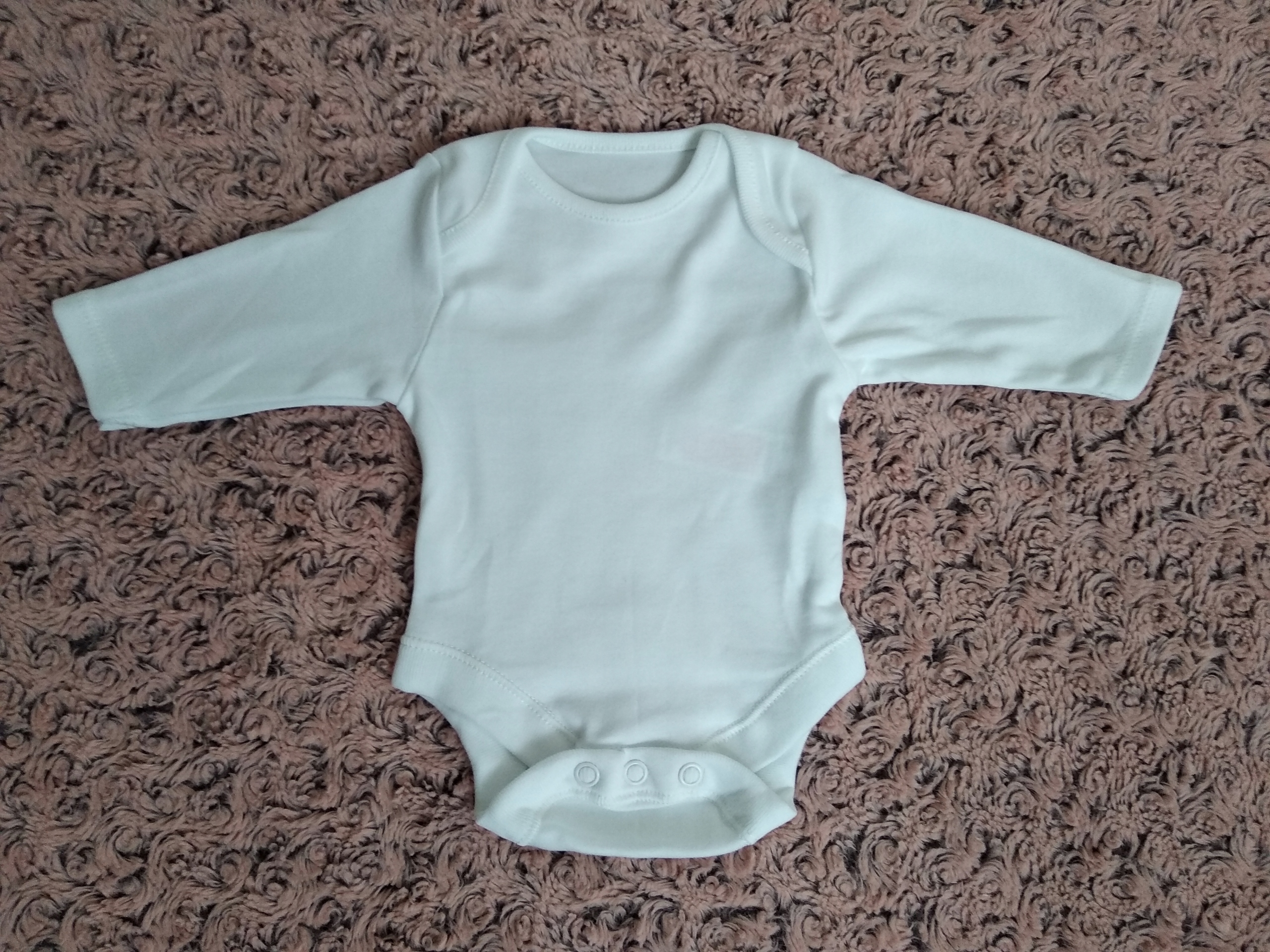 KELLO - Body 62 cm chrzest BIAŁE