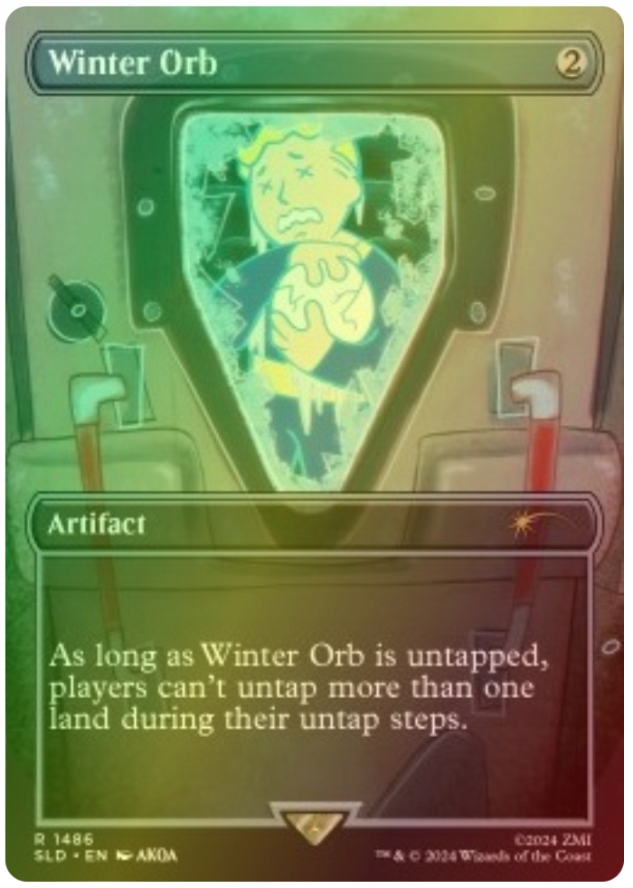 Winter Orb - Secret Lair Drop - FALLOUT FOIL