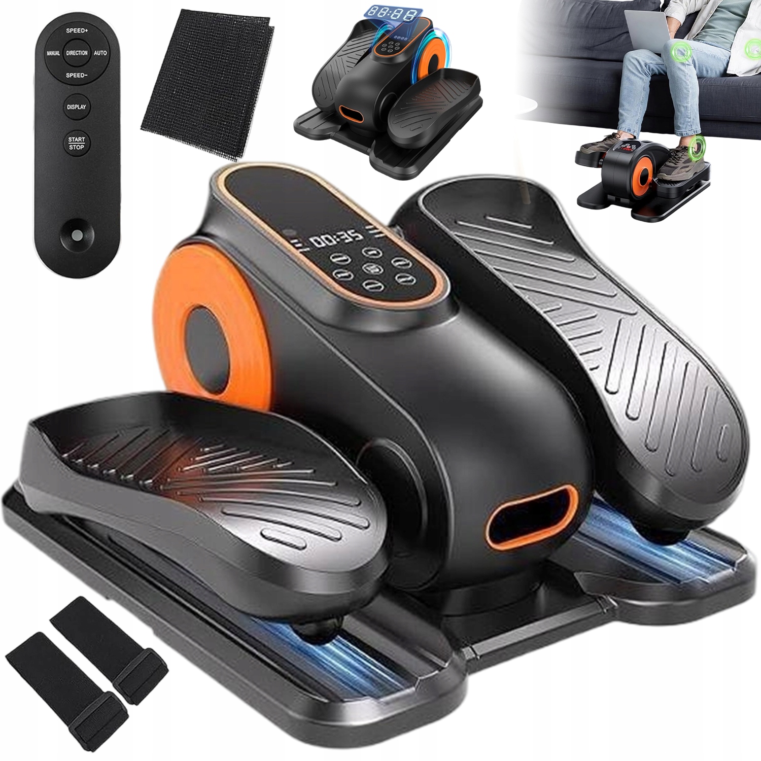 Elektrický Trenažér, Eliptický Led Kolo, 12 Úrovní, 2 Tréninkové Režimy