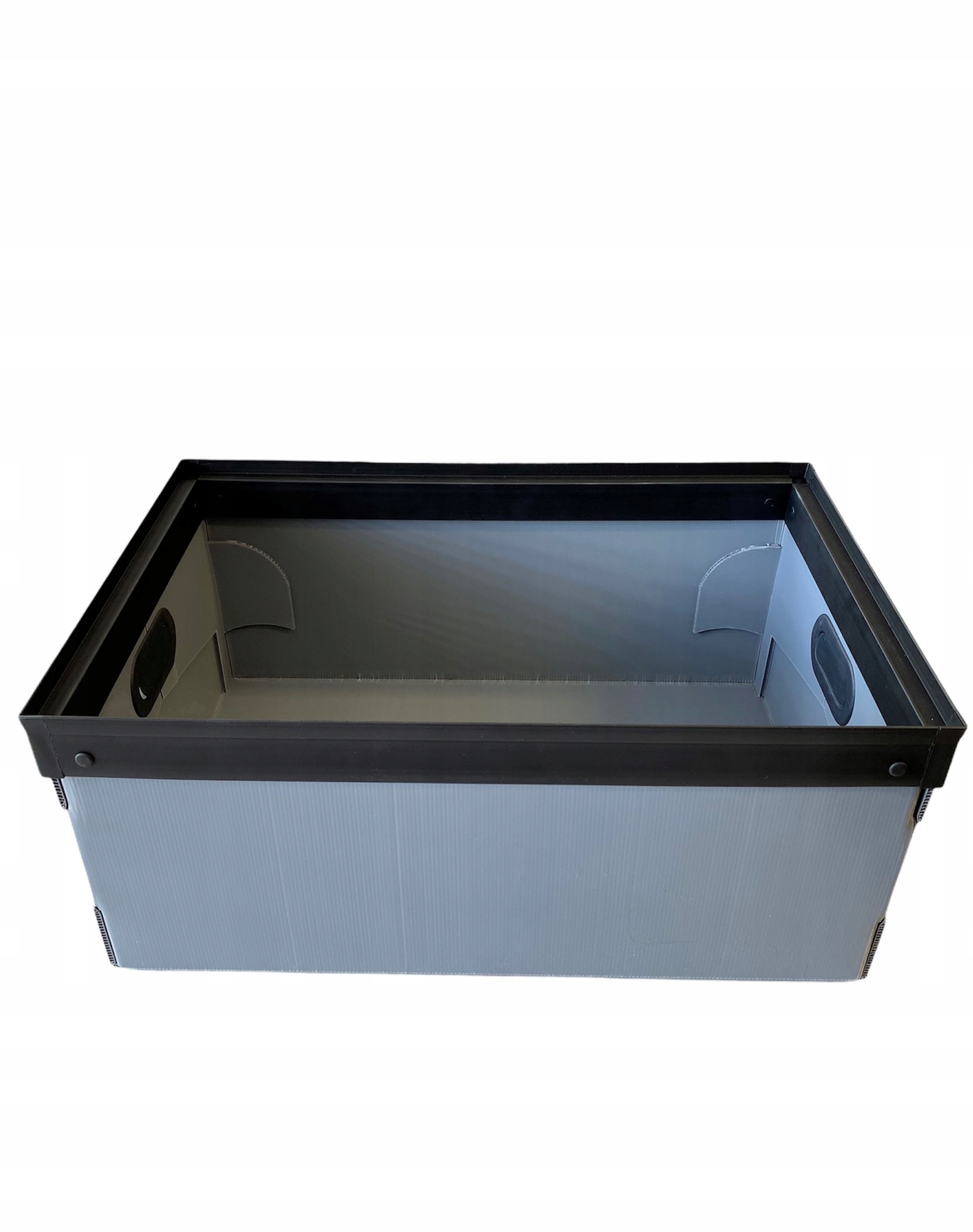 Pojemnik magazynowy pudło do przechowywania 40x60x26 cm szary Kod producenta Pojemnik Polmar Pack